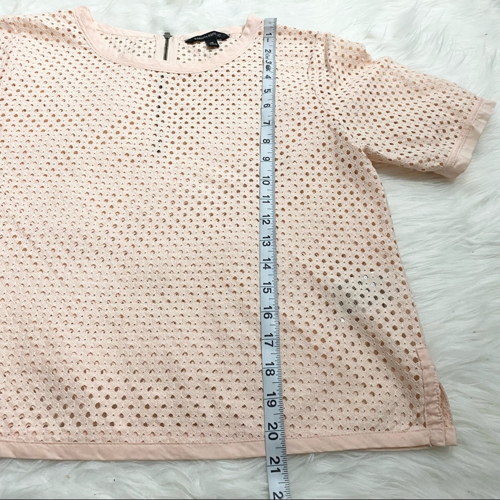 BANANA REPUBLIC Fishnet Blouse - Picture 5 of 7